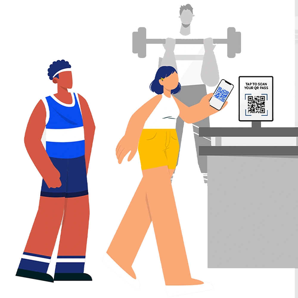 QR Pass Membership Check-ins with OneTap Attendance App