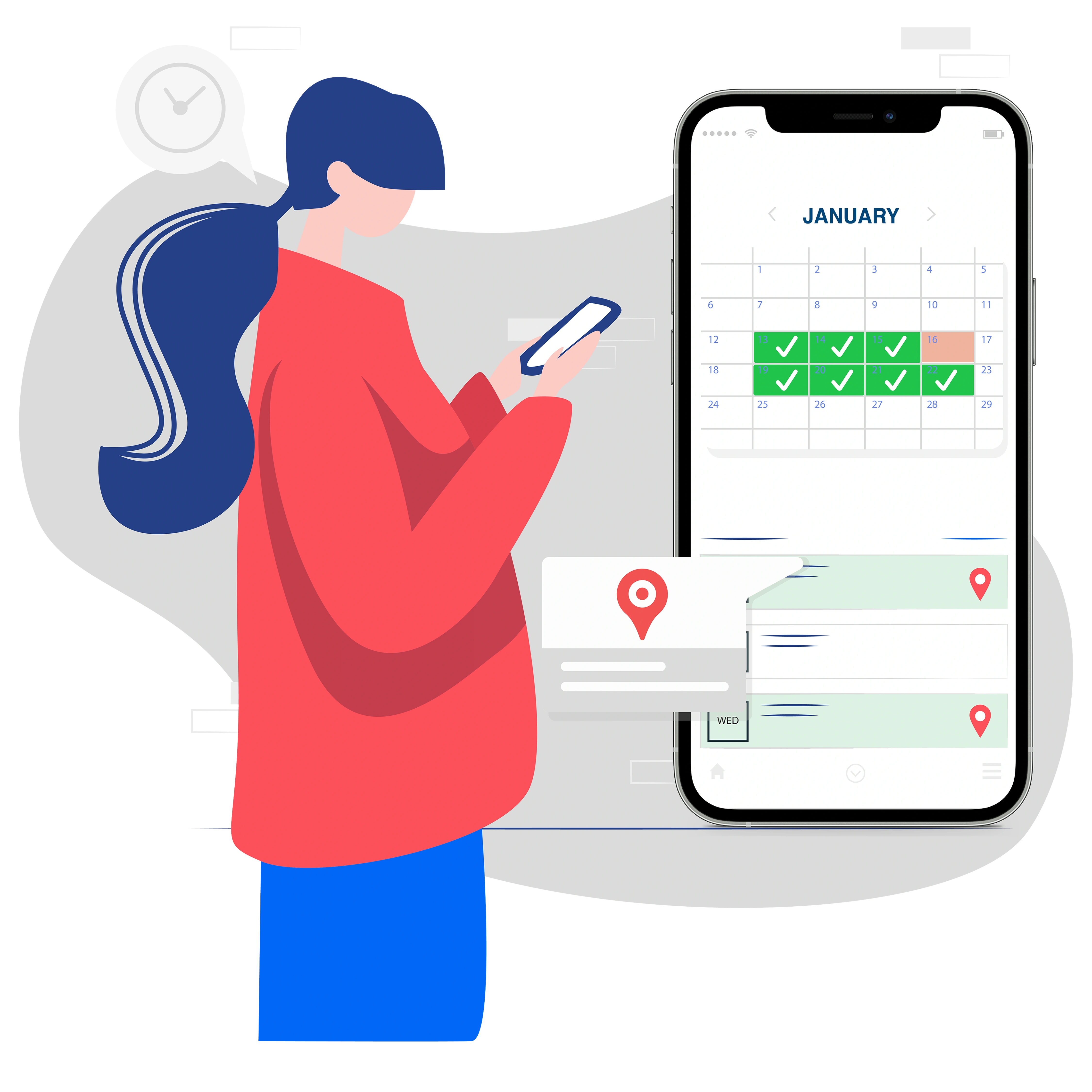 Keep students accountable with easy check-in app